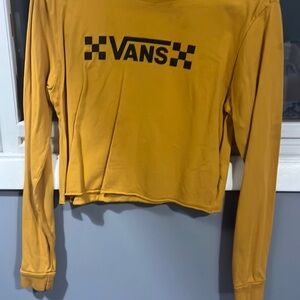 Vans yellow crop top